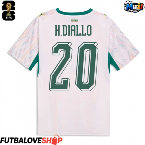 Dres Senegal Habib Diallo #20 Domáci MS 2026 Krátky Rukáv